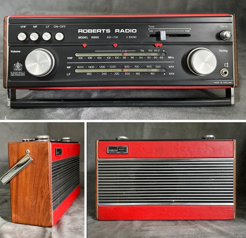 Vintage 80s roberts radio - 80s,