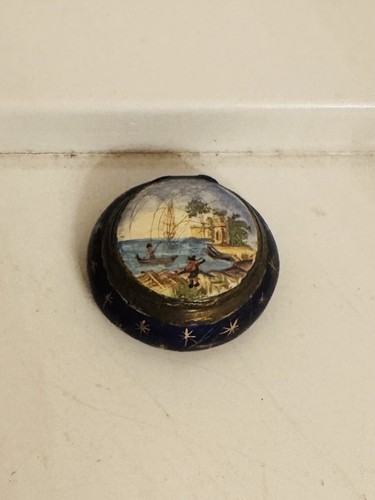 Antique enamel box - antique,