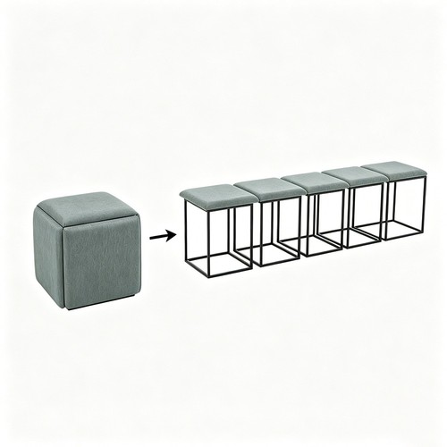 Nesting stool - 5-in-1,