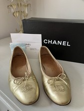 CHANEL Women's Ballet Flats size 4 
