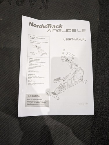 Elliptical cross trainer - elliptical,