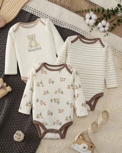 Pack baby long sleeve jersey - 3-pack,