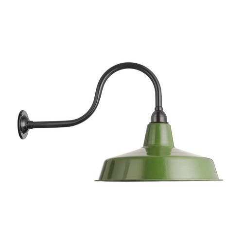 Vintage green industrial barn - vintage,