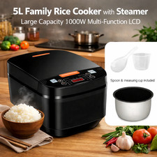 Family rice cooker with - 5l,