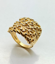 9ct Yellow Solid Gold 5 Row