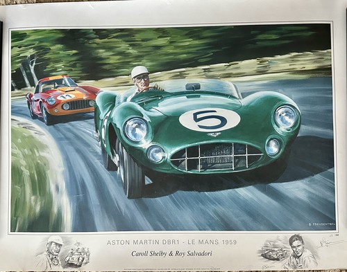 Aston martin dbr1 art print - aston,