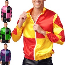 UK Men Horseman Satin Jackets