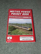 Platform 5 1992 ABC BR Diesel Loco Motive Power Pocket Book Class 37 47 86 20 50
