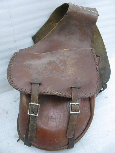 Old leather throw over
