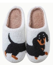 SALE 😃 NEW in PACK  DACHSHUND slippers  UK 3.5-4 (36-37) Sausage Dog NON SLIP 