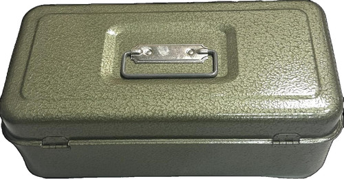 Vintage green metal tackle - green,
