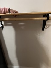 Vintage Wooden Slatted Shelf