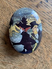 Vintage Avon Metal Tin Soap Box Empty Divan Japonais French Illustration Design