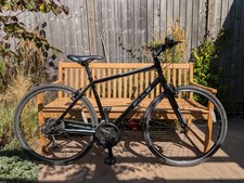 Fuji Absolute Urban 2.1 hybrid bike 2022. Large. 19" frame. Black. Little use. 