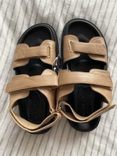 Next BNWT Brand New Ladies Womens Sandals Beige Tan Black UK 6