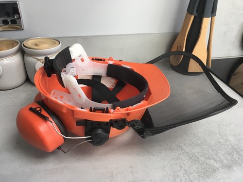 Tree surgeon safety helmet - surgeon,