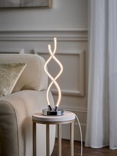 Next Chrome Mika LED Table