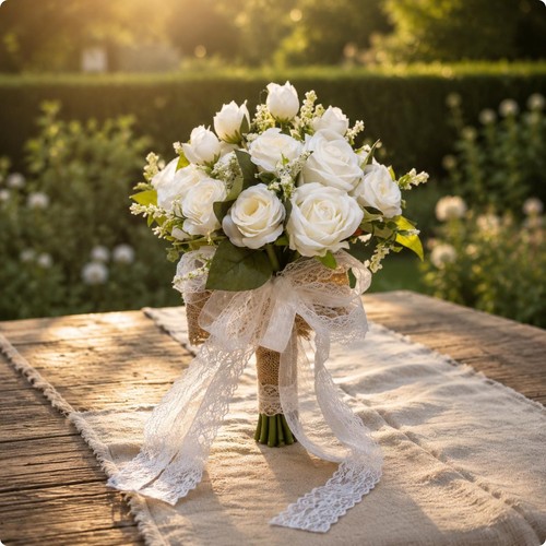 Bridesmaid floral arrangement - bridesmaid,