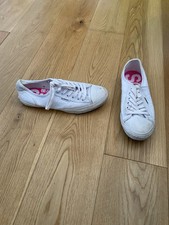 White Superdry Canvas Trainers