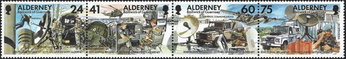 1996 alderney a85 - sg, a85/a88