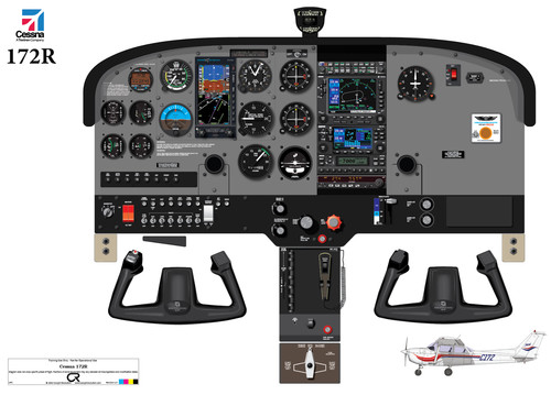 Cessna 172r with aspen - with,