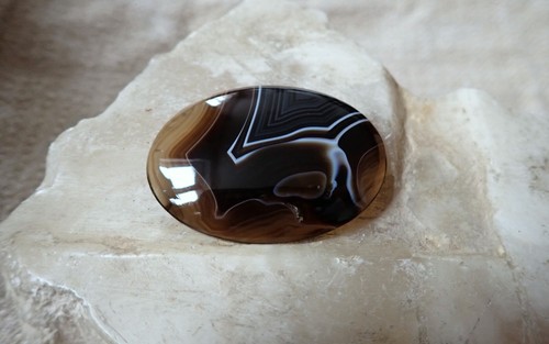 Victorian striped agate - striped,
