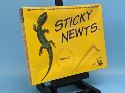Sticky newts apple - sticky,