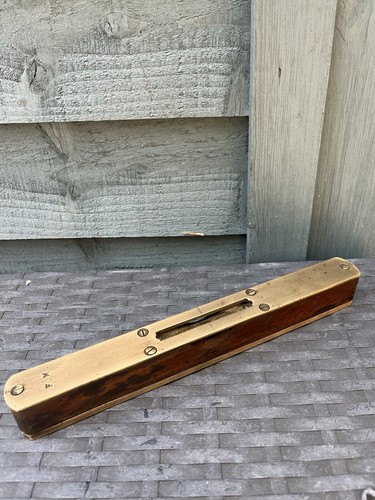 Vintage brass and - brass, wood