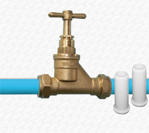 Brass 20mm stopcock tap - 20mm, for