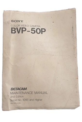 Sony bvp 50p - sony, bvp-50p