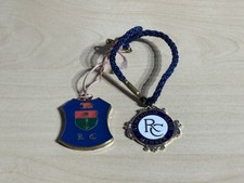 1987 Remenham Club Enamel Members Badge + Plastic Leander Club Henley Regatta