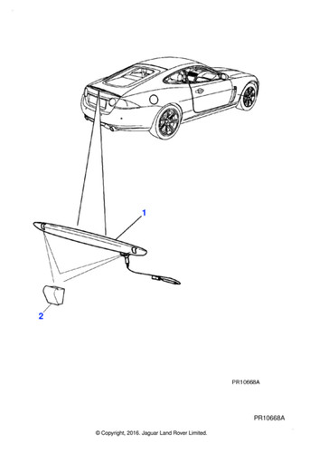 Jaguar high mounted - mounted, stop