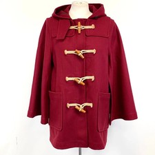 Gloverall Burgundy Hooded Cape