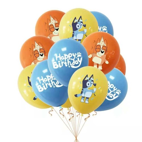 Bluey x10 balloons birthday - bluey,