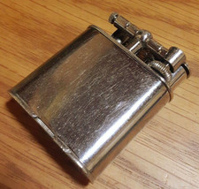 Dunhill Unique Hammer Silver Oil Lighter Antique – No Box – Ignition Confirmed