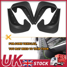 Mud Flaps Splash Guards Mudflaps 4pcs-Set Front or Rear Universal Mudguards UK