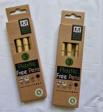 6 Eco Friendly Pens - Plastic