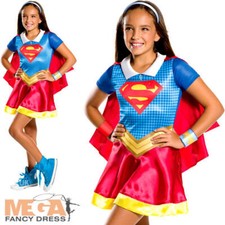 Supergirl Girls Age 3-10 Fancy