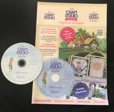 CD-ROM Midsummer Garden fairy My Craft Studio Academy Magazine + Elite craft