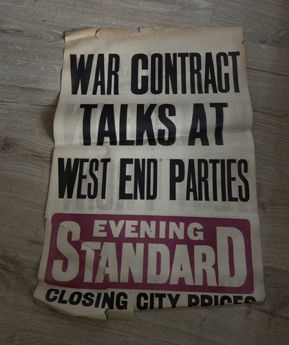 War contract talks - contract,