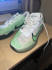 Nike Zoom Vapor 11 HC - UK 9, Eur 44,  White, Black & Poison Green - barely worn