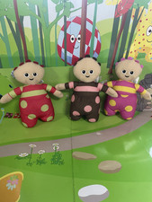 In The Night Garden Tombliboo  7” Plush Teddy’s Set OOO EEE UNN X3 Tombliboos