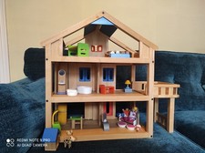Large wooden dolls house