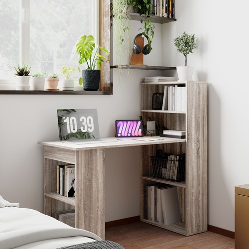120cm computer desk bookshelf - 120cm,