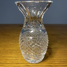 Waterford  Crystal  5.5 " Tall   GLANDORE  Pineapple Vase - Stamped - Ex Cond