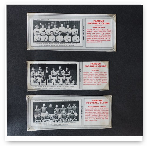 Typhoo tea football cards - typhoo,