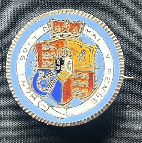 Antique silver enamelled - antique,
