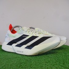 adidas Trainers Men's Size 8 Adizero Adios Pro 4 Cloud White Running Shoes