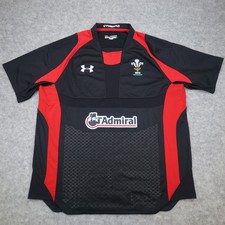 Wales Rugby Shirt 2XL Black