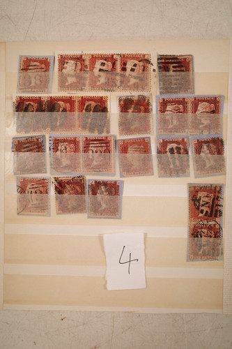 Collection penny red stamps - collection,